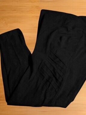 Member's Mark Everyday Moto High Rise Ankle Leggings Black XXL NWT